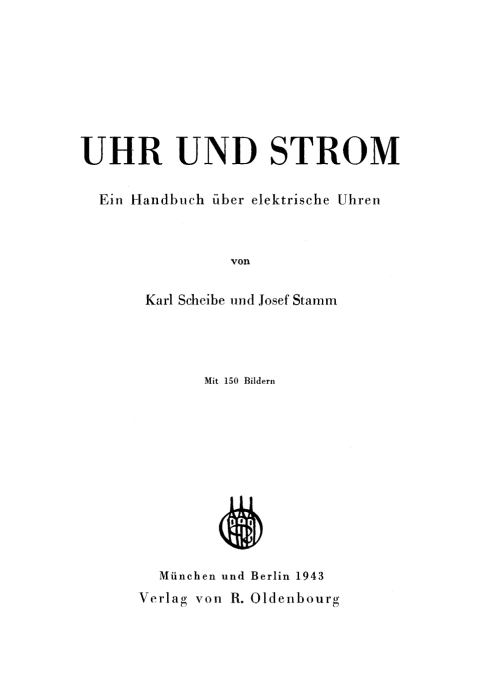 Cover image for book Uhr und Strom