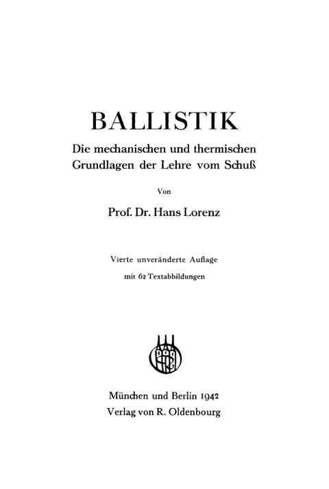 Cover image for book Ballistik