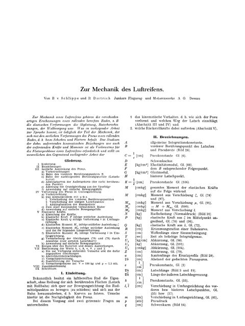 Cover image for book Zur Mechanik des Luftreifens
