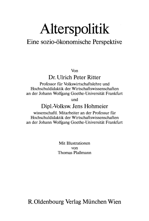 Cover image for book Alterspolitik