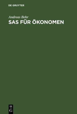 SAS für Ökonomen