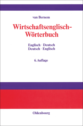 Wirtschaftsenglisch-Wörterbuch