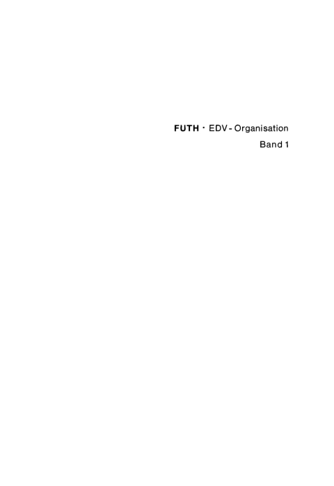Cover image for book Entwicklung eines EDV-Systems