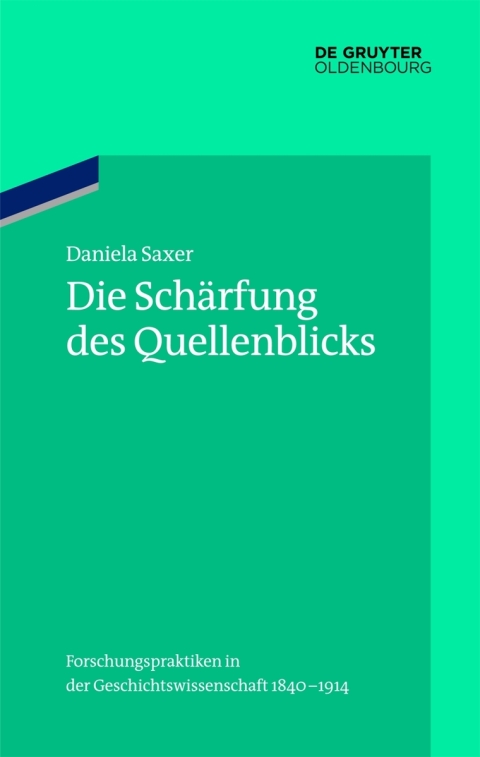 Cover image for book Die Schärfung des Quellenblicks