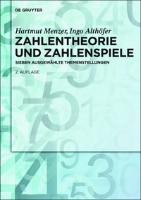Cover image: Zahlentheorie und Zahlenspiele 2nd edition 9783486720303