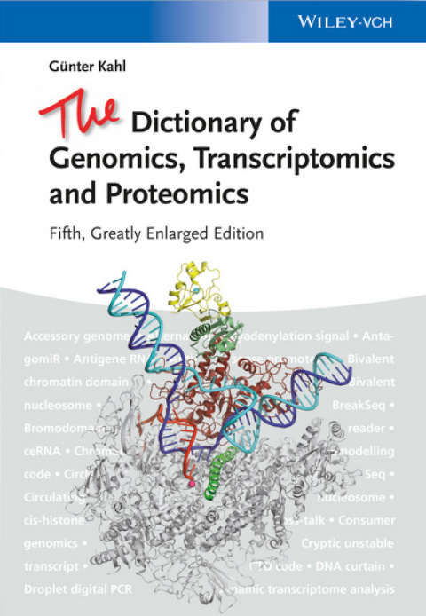 Cover image for book The Dictionary of Genomics, Transcriptomics and Proteomics