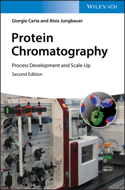 Cover image for book Protein Chromatography: Process Development and Scale-Up, 2nd Edition