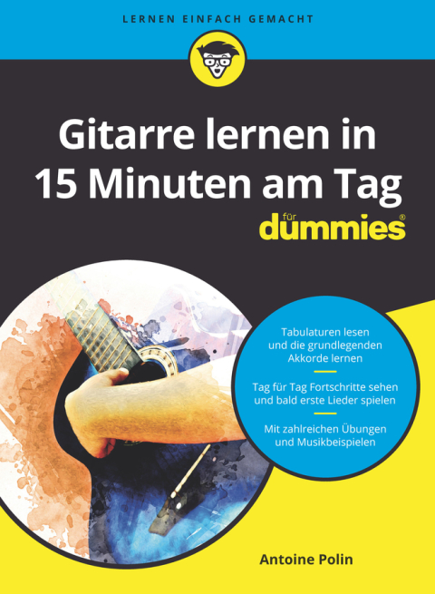 Cover image for book Gitarre lernen in 15 Minuten am Tag f&uuml;r Dummies