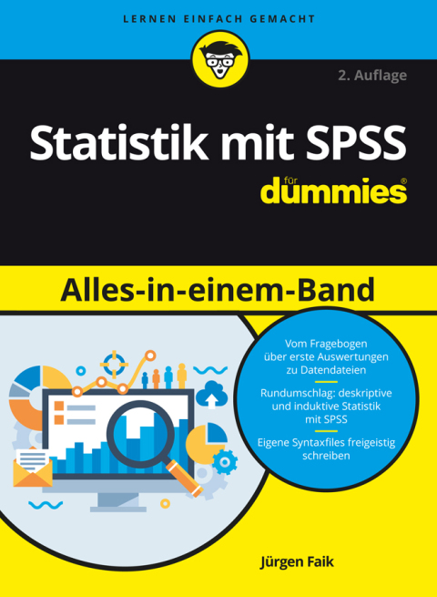 Cover image for book Statistik mit SPSS Alles in einem Band für Dummies