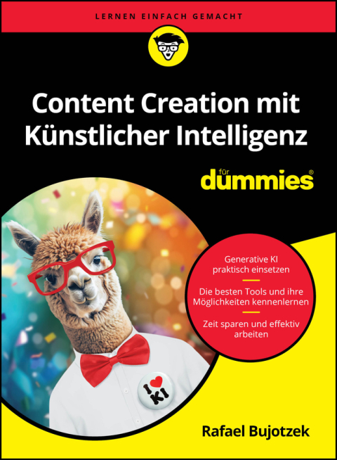 Cover image for book Content Creation mit Künstlicher Intelligenz für Dummies