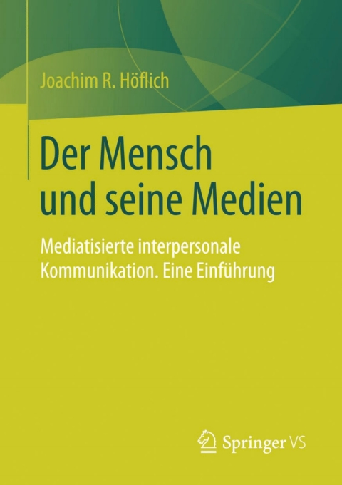 Cover image for book Der Mensch und seine Medien