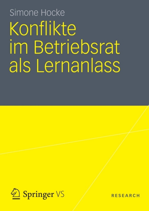 Cover image for book Konflikte im Betriebsrat als Lernanlass