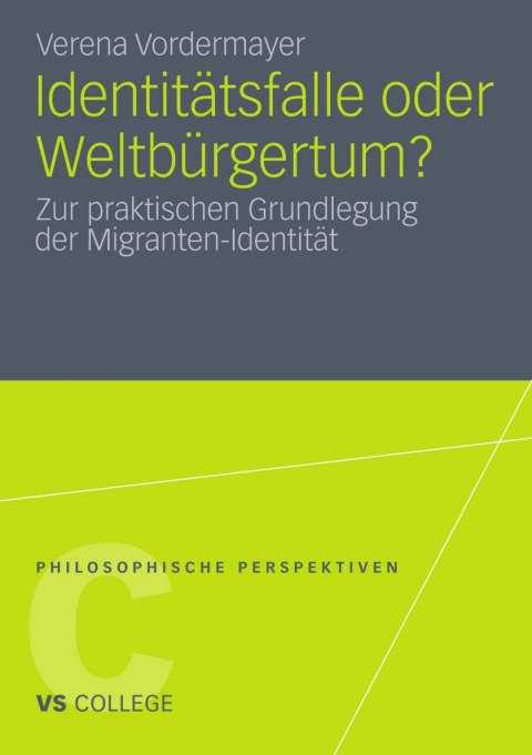 Cover image for book Identitätsfalle oder Weltbürgertum?