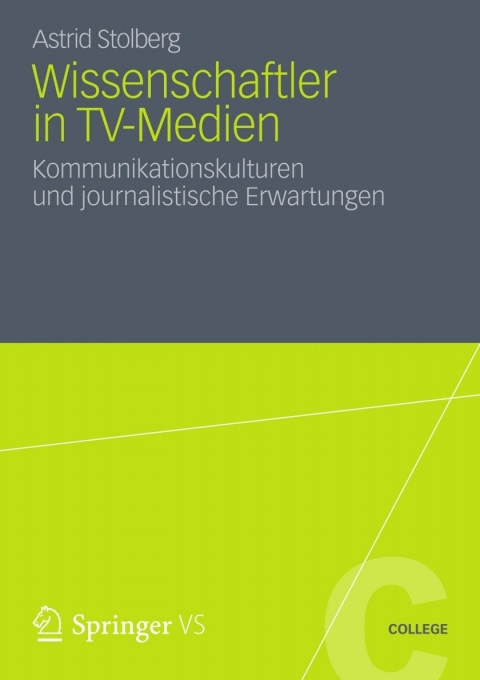 Cover image for book Wissenschaftler in TV-Medien