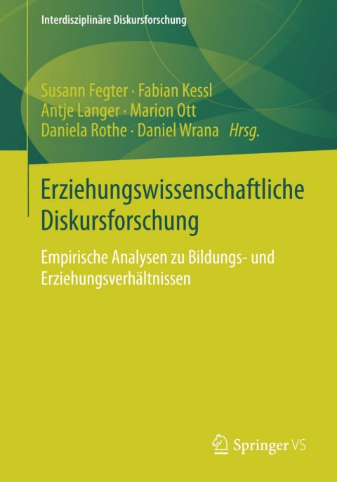 Cover image for book Erziehungswissenschaftliche Diskursforschung