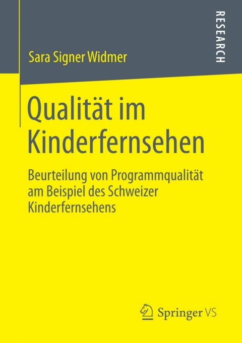 Cover image for book Qualität im Kinderfernsehen