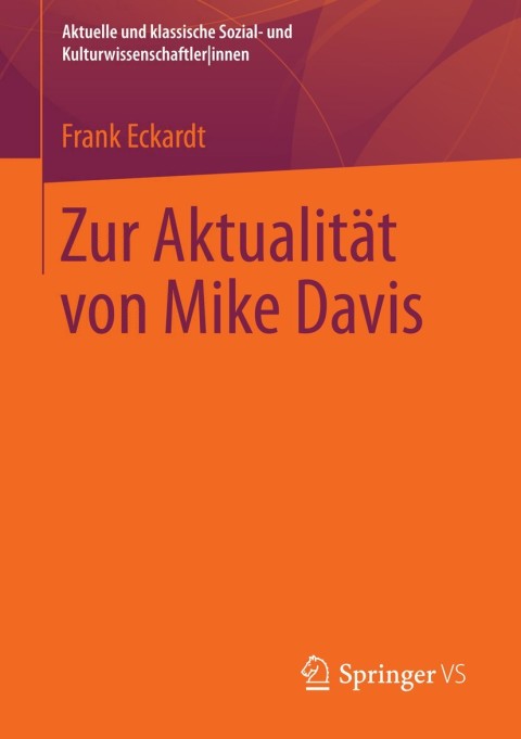 Cover image for book Zur Aktualität von Mike Davis