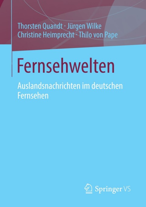 Cover image for book Fernsehwelten