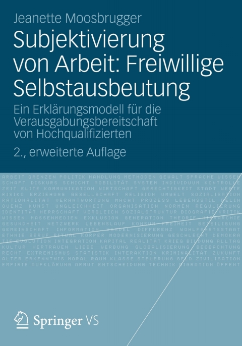 Cover image for book Subjektivierung von Arbeit: Freiwillige Selbstausbeutung