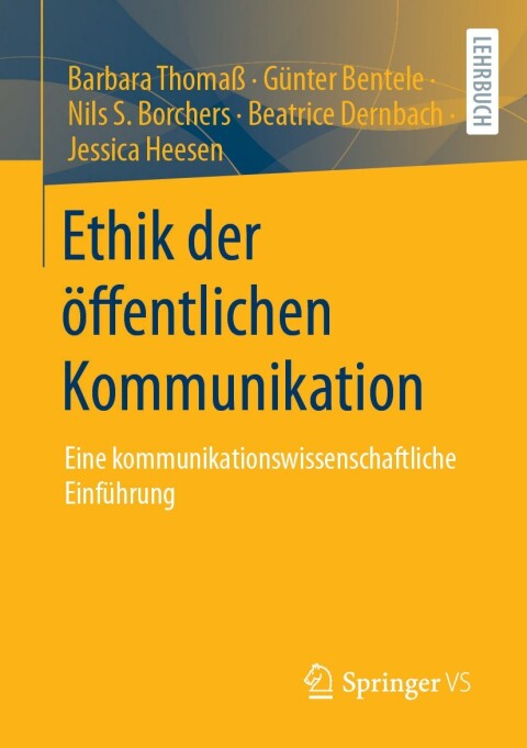 Cover image for book Ethik der öffentlichen Kommunikation