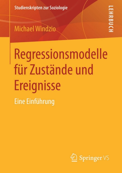 Cover image for book Regressionsmodelle für Zustände und Ereignisse