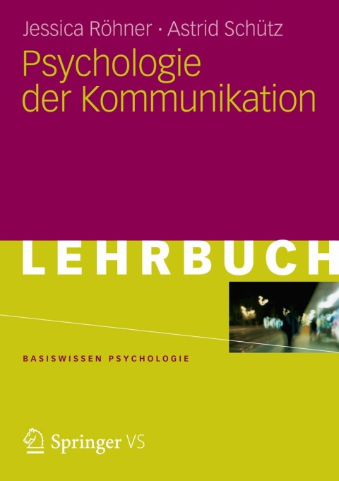 Cover image for book Psychologie der Kommunikation