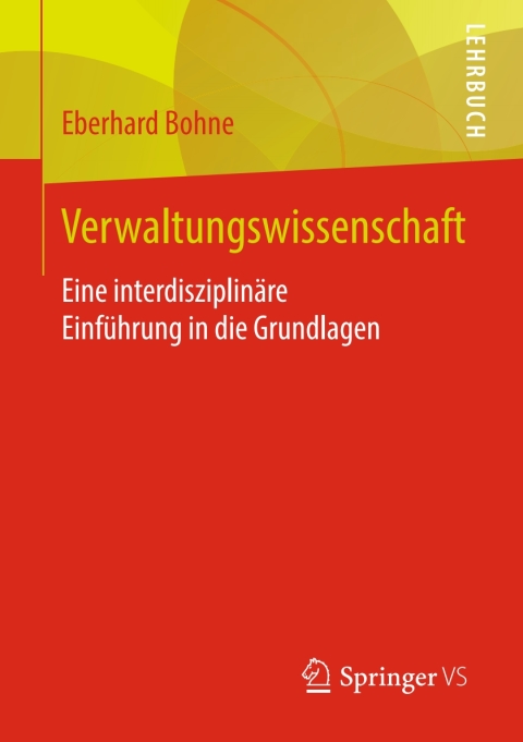 Cover image for book Verwaltungswissenschaft