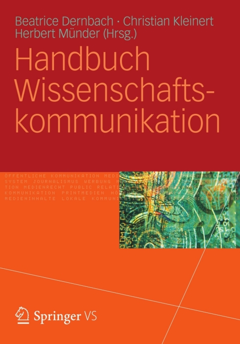 Cover image for book Handbuch Wissenschaftskommunikation