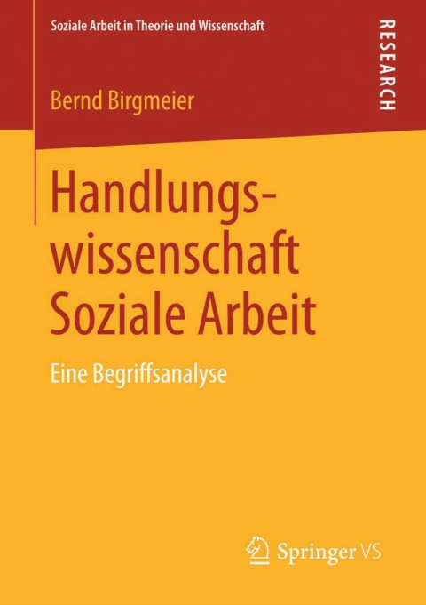 Cover image for book Handlungswissenschaft Soziale Arbeit