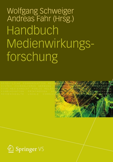Cover image for book Handbuch Medienwirkungsforschung