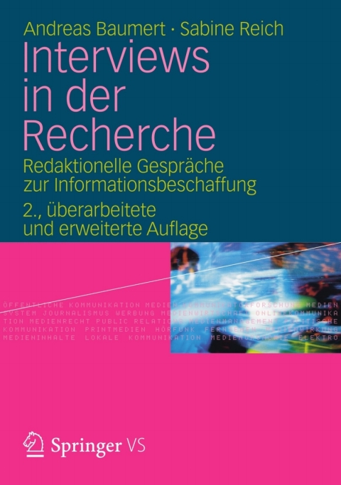 Cover image for book Interviews in der Recherche