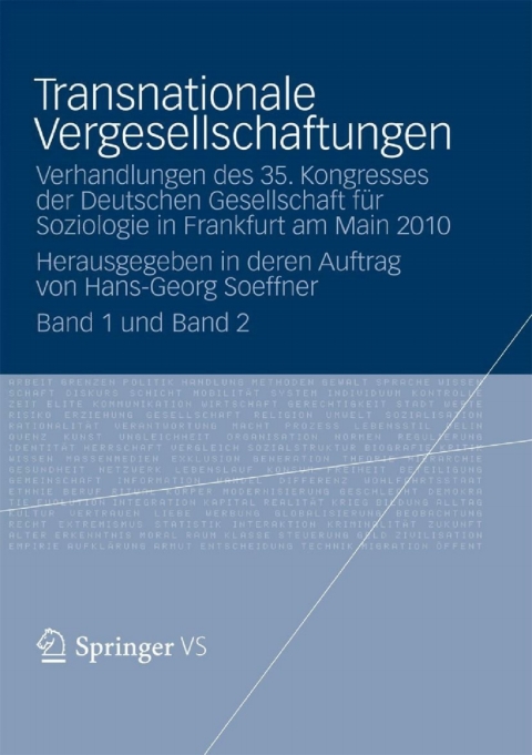 Cover image for book Transnationale Vergesellschaftungen