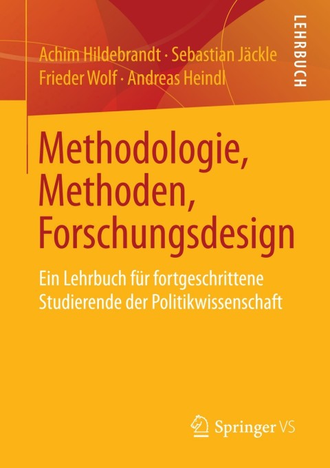 Cover image for book Methodologie, Methoden, Forschungsdesign