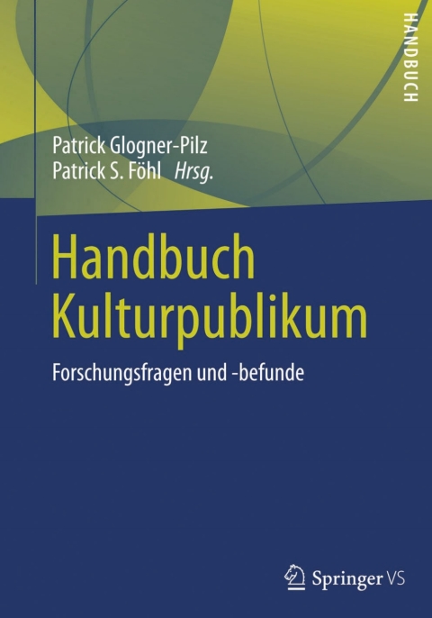 Cover image for book Handbuch Kulturpublikum