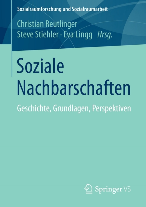 Cover image for book Soziale Nachbarschaften