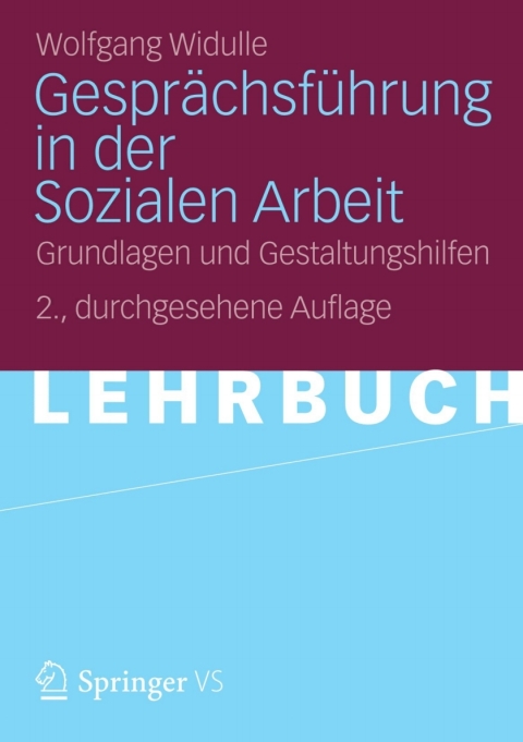 Cover image for book Gesprächsführung in der Sozialen Arbeit