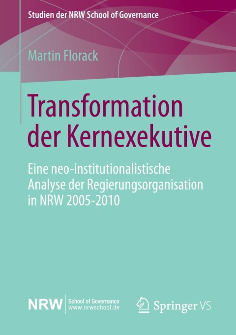 Cover image for book Transformation der Kernexekutive