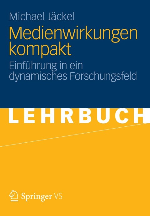 Cover image for book Medienwirkungen kompakt