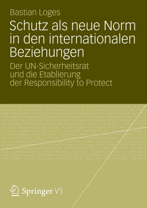 Cover image for book Schutz als neue Norm in den internationalen Beziehungen
