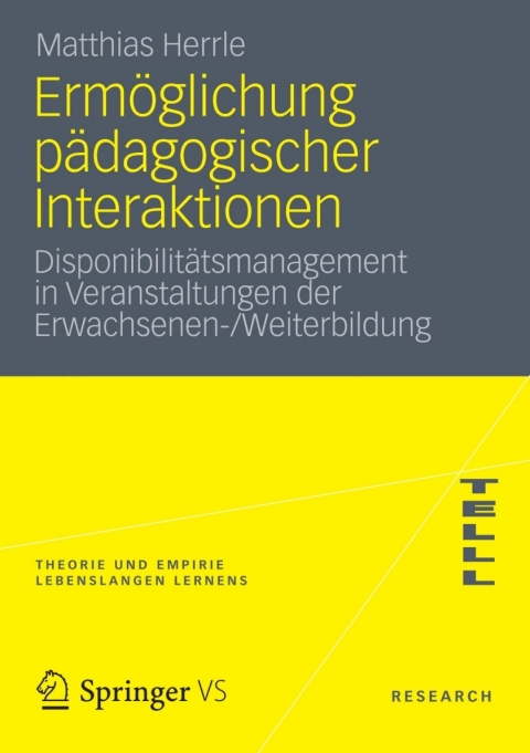 Cover image for book Ermöglichung pädagogischer Interaktionen