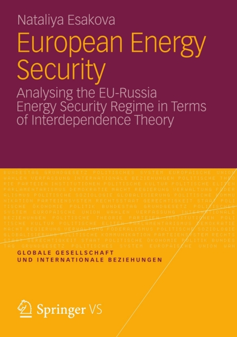 Cover image for book European Energy Security