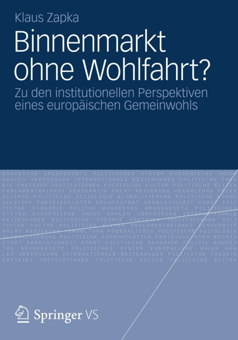 Cover image for book Binnenmarkt ohne Wohlfahrt?