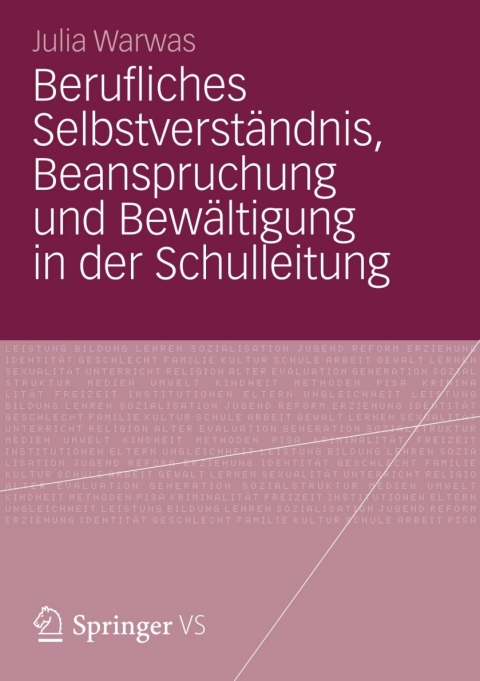 Cover image for book Berufliches Selbstverständnis, Beanspruchung und Bewältigung in der Schulleitung