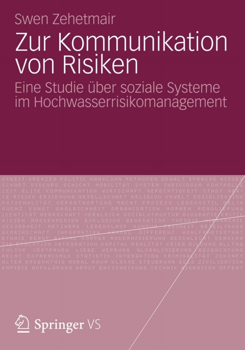 Cover image for book Zur Kommunikation von Risiken