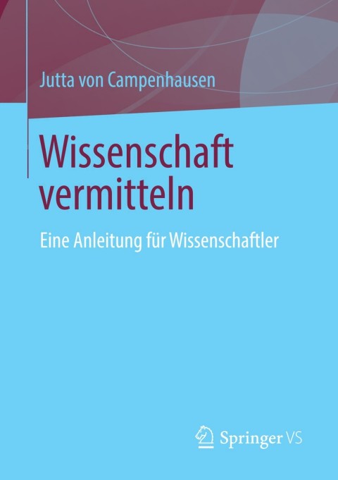 Cover image for book Wissenschaft vermitteln