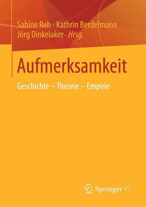 Cover image for book Aufmerksamkeit