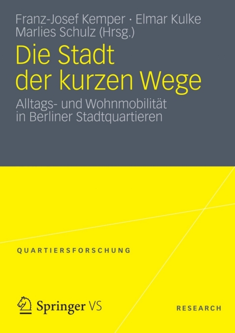 Cover image for book Die Stadt der kurzen Wege