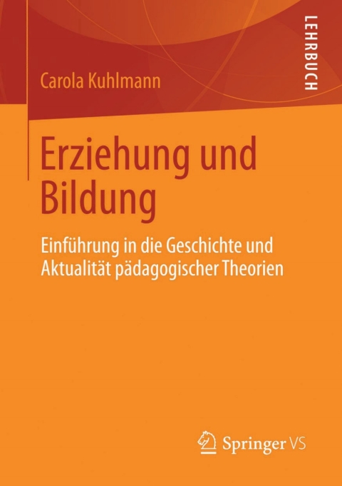 Cover image for book Erziehung und Bildung