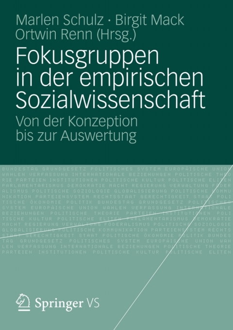 Cover image for book Fokusgruppen in der empirischen Sozialwissenschaft