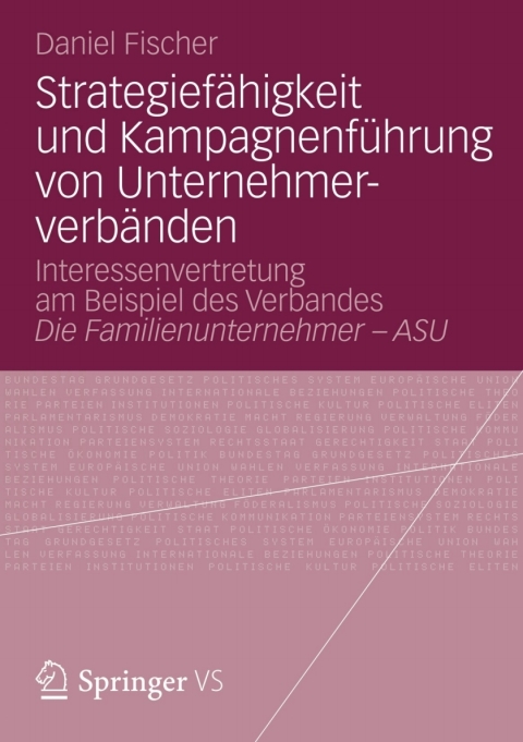 Cover image for book Strategiefähigkeit und Kampagnenführung von Unternehmerverbänden